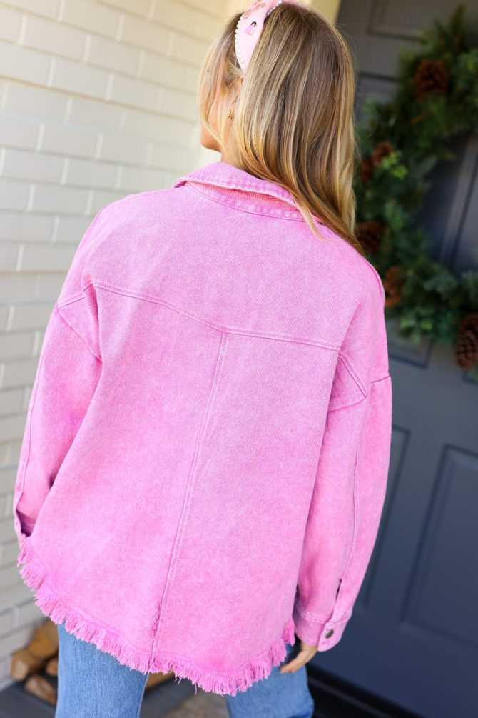 LOVIN ON ME DENIM JACKET - Image 3